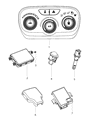 Diagram for 2016 Dodge Dart A/C Switch - 5091142AE