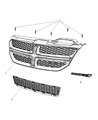Diagram for Dodge Grille - 68079839AC