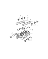 Diagram for Dodge Grand Caravan Fuel Rail - 4593922AA