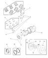 Diagram for Chrysler Town & Country Crankshaft Pulley - MD354781