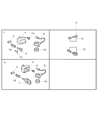 Diagram for 2002 Dodge Sprinter 2500 Ignition Lock Assembly - 5104095AA