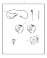 Diagram for Chrysler 300 Headlight Switch - 68019567AB