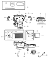 Diagram for 2014 Jeep Grand Cherokee Evaporator - 68079481AA