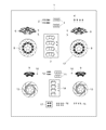 Diagram for Dodge Charger Brake Disc - 68184587AD