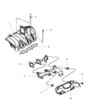 Diagram for Mopar Exhaust Heat Shield - 53031092AB