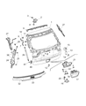 Diagram for 2020 Jeep Compass Tailgate Handle - 5VF92MSQAC