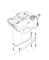 Diagram for Chrysler Sebring Fuel Tank - 5170943AA