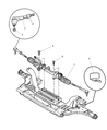 Diagram for 2004 Dodge Neon Rack And Pinion - 5272490AF