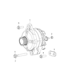 Diagram for 2016 Dodge Journey Alternator Bracket - 4627090AA