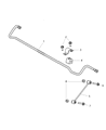 Diagram for Dodge Sway Bar Kit - 68184227AA