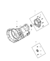 Diagram for 2014 Jeep Grand Cherokee Automatic Transmission Output Shaft Seal - 68142480AA