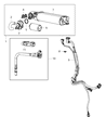 Diagram for Chrysler Vapor Canister - 68231653AB