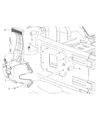 Diagram for 2008 Jeep Wrangler Wheel Cover - 1EB261X7AA