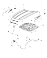 Diagram for Dodge Hood - 68265445AB