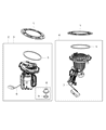 Diagram for Dodge Fuel Level Sensor - 68367534AB