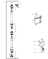 Diagram for 2010 Dodge Dakota Drive Shaft - 52853099AA