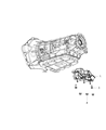 Diagram for 2016 Ram 3500 Transmission Mount - 52122543AC