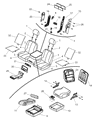 Diagram for Dodge Seat Heater - 4610134AA