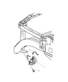 Diagram for Dodge Ram 5500 Horn - 5026991AA