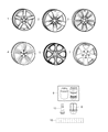 Diagram for 2013 Ram 1500 Spare Wheel - 1UB12GSAAA