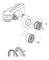 Diagram for 2005 Chrysler Pacifica Spare Wheel - 4766601AB
