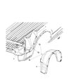 Diagram for Mopar Wheelhouse - 68400488AB