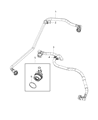 Diagram for Mopar PCV Hose - 68261200AD