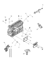 Diagram for Dodge Ram 2500 Coolant Temperature Sensor - 5114413AA