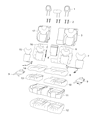 Diagram for Jeep Cherokee Seat Cushion - 68290644AB