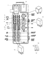 Diagram for 2006 Chrysler Sebring Fuse - 6101757