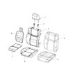 Diagram for 2014 Chrysler 300 Seat Cover - 1YB80HL1AA