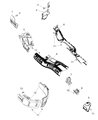 Diagram for 2022 Dodge Durango Exhaust Heat Shield - 68067436AB