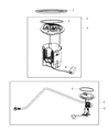 Diagram for 2021 Jeep Grand Cherokee Fuel Pump - 68521565AA