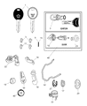 Diagram for 2007 Dodge Grand Caravan Transmitter - 5183683AA