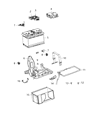 Diagram for Mopar Battery Tray - 68263464AA