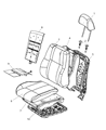 Diagram for 2012 Dodge Durango Seat Heater - 68058429AE