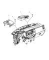 Diagram for 2008 Dodge Ram 3500 Transmitter - 5026220AG