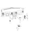 Diagram for Dodge Journey Ignition Lock Assembly - 68207000AD