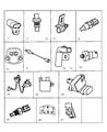 Diagram for 1997 Chrysler Town & Country Camshaft Position Sensor - 4727138AB