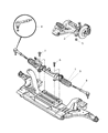 Diagram for Chrysler PT Cruiser Steering Gear Box - 5273806AB