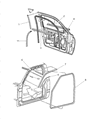 Diagram for 2002 Dodge Ram 3500 Weather Strip - 55275504AC