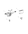 Diagram for Ram ProMaster 2500 Air Bag Control Module - 68241442AA