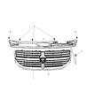 Diagram for Dodge Caliber Grille - ZX191BMAB