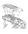 Diagram for Chrysler PT Cruiser Engine Cover - 4891655AA