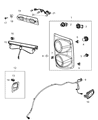 Diagram for 2009 Dodge Ram 3500 Light Socket - 68046629AA