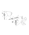 Diagram for Dodge Sprinter 3500 Brake Light Switch - 5103748AA