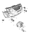 Diagram for 2007 Jeep Compass Headlight - 5303842AA