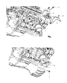 Diagram for 2011 Dodge Challenger Engine Mount Bracket - 4726016AB