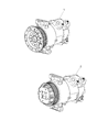 Diagram for Dodge Caliber A/C Compressor - 5058228AE