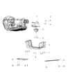 Diagram for Jeep Grand Cherokee Transmission Mount - 68032662AF